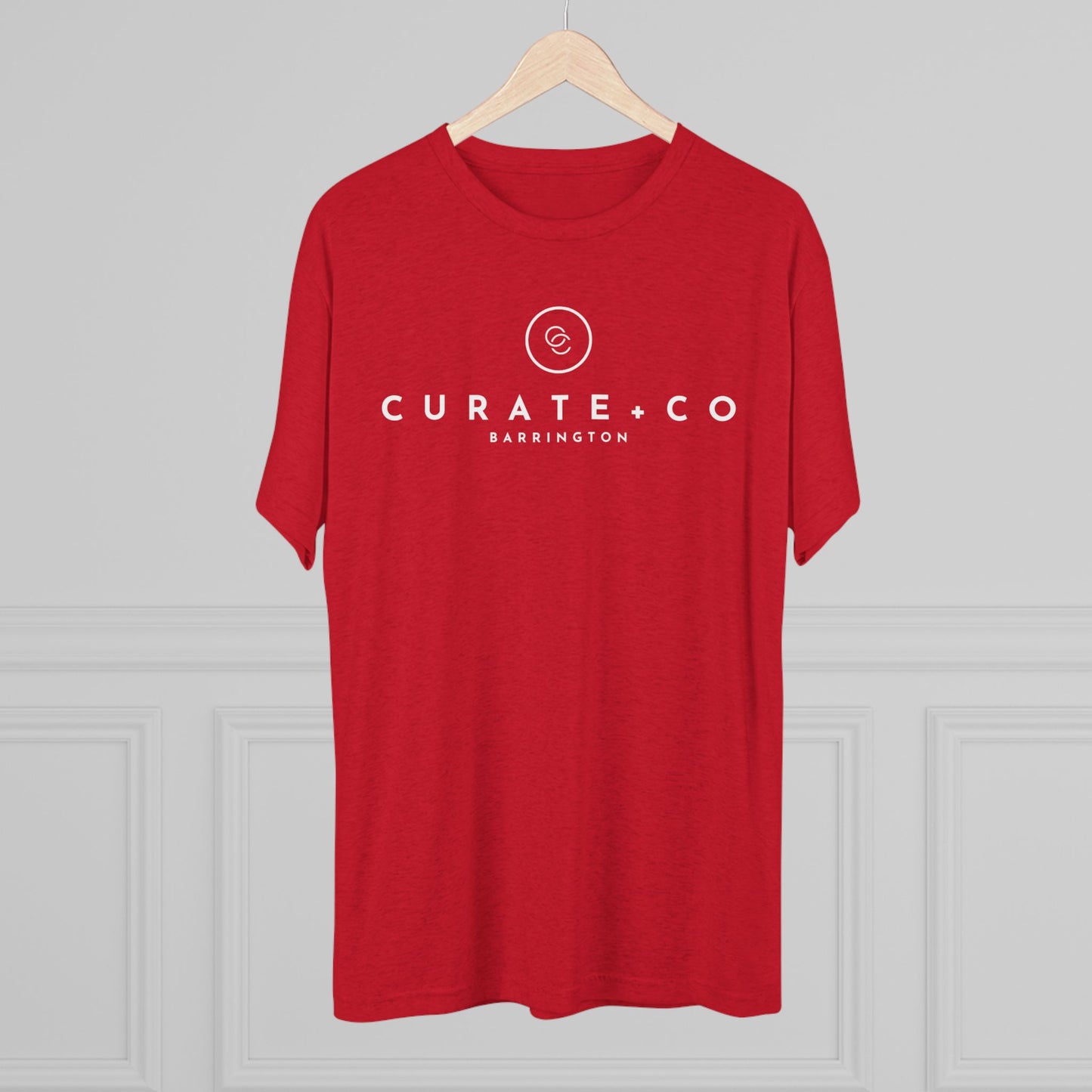 Curate + Co Tri-Blend Logo Tee