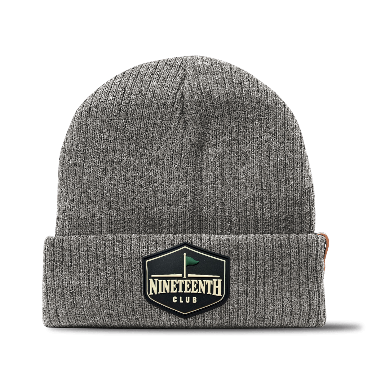 Nineteenth Club Beanie, Gray, front