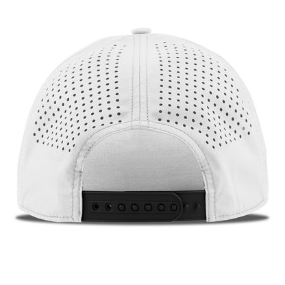 Rope Hat, White + Black Rope, back
