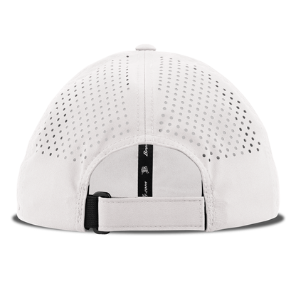 Performance Dad Hat, White, back