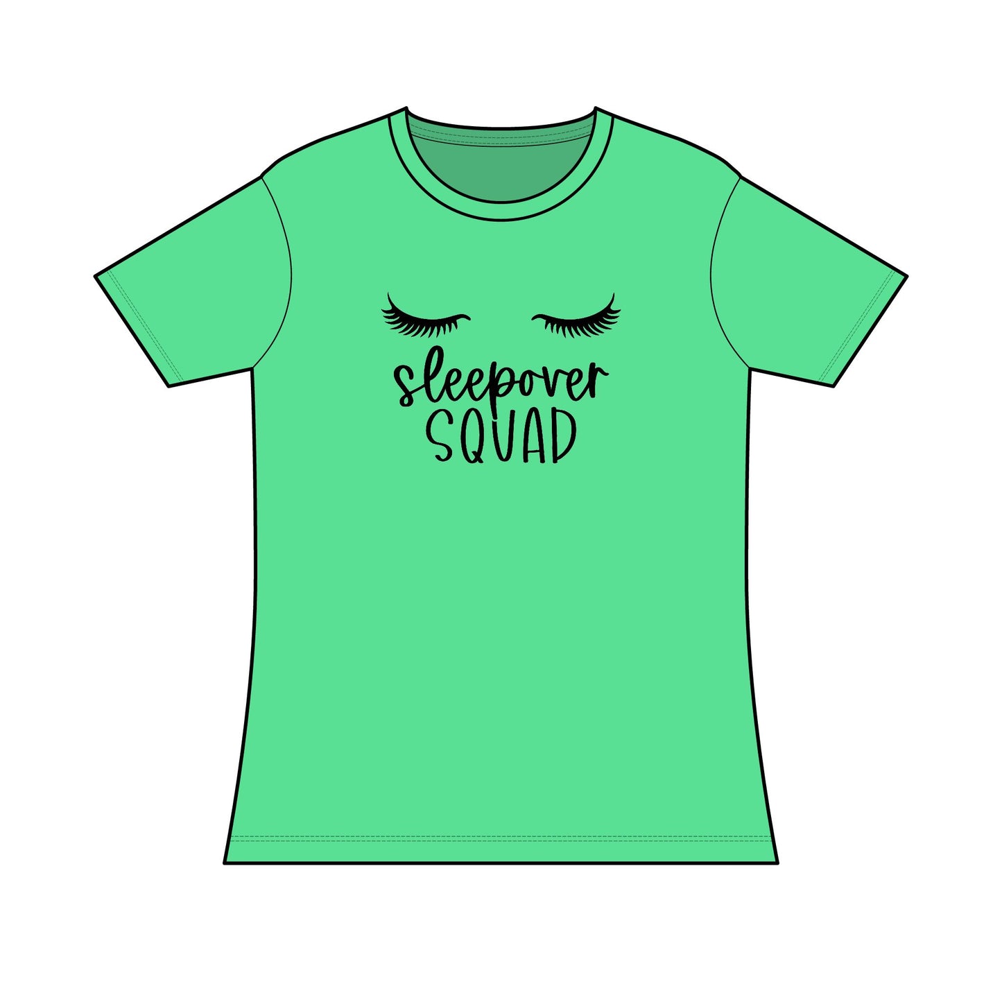Sleepover Squad Tri-Blend Tee - Adult