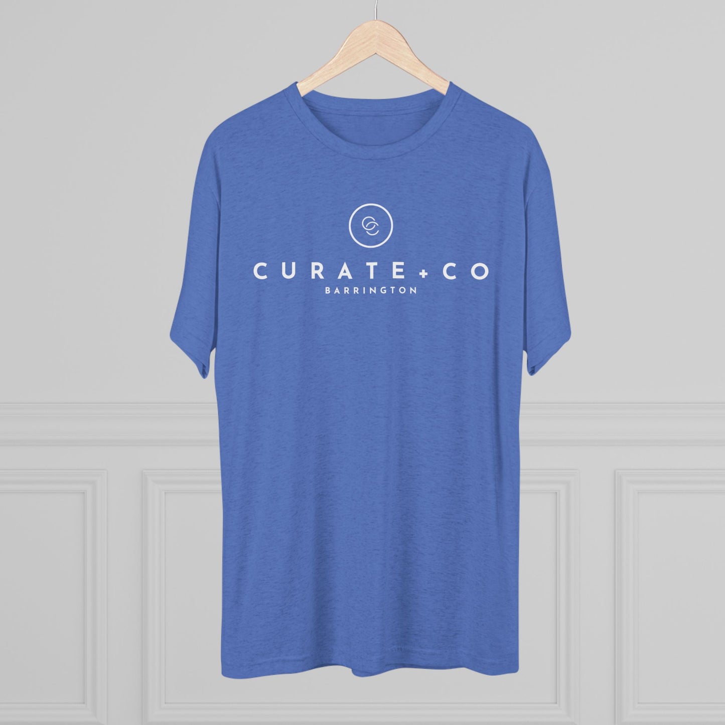 Curate + Co Tri-Blend Logo Tee