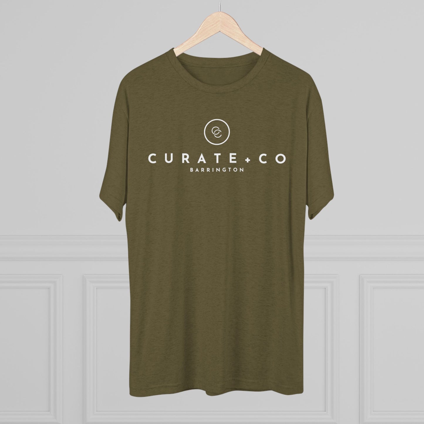 Curate + Co Tri-Blend Logo Tee