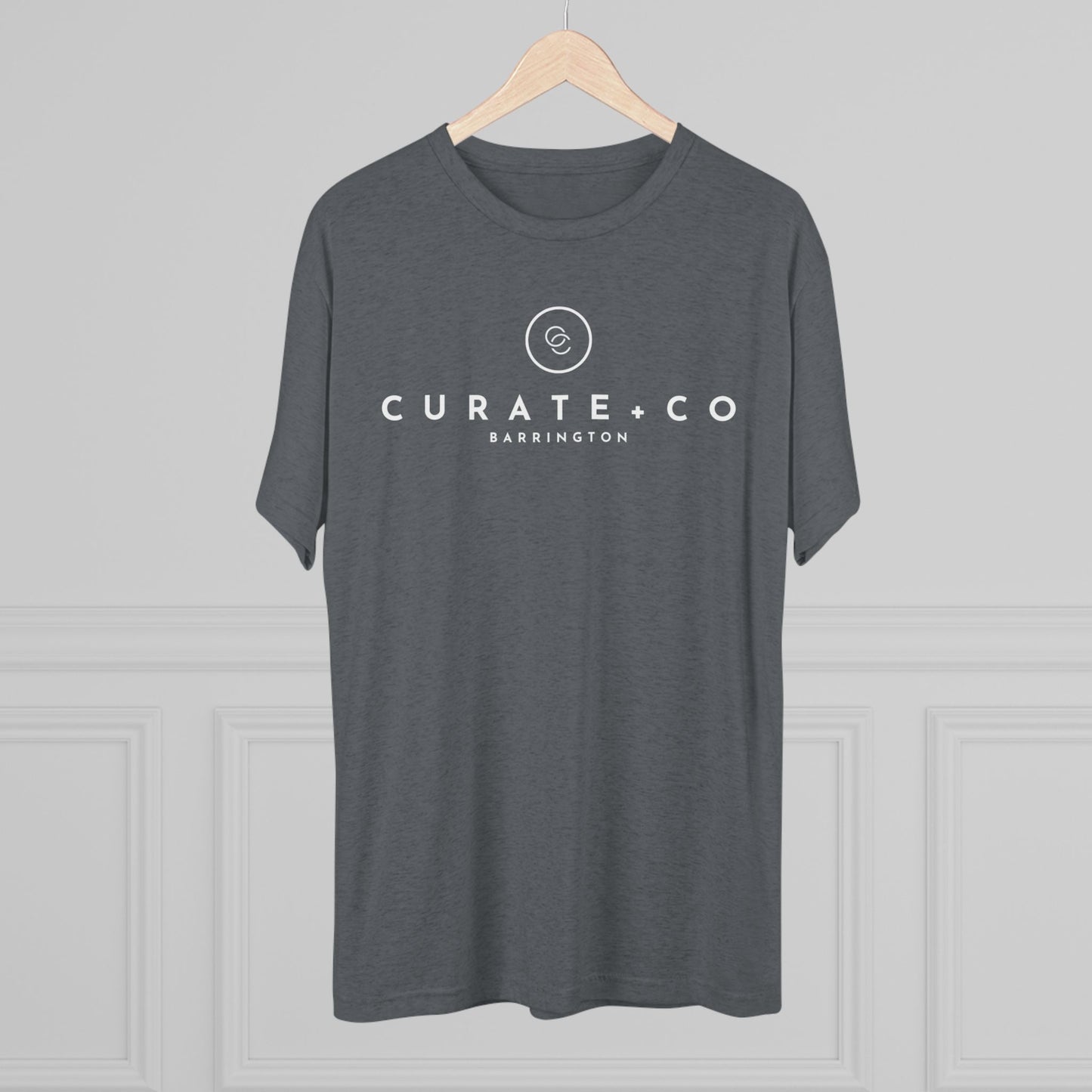 Curate + Co Tri-Blend Logo Tee