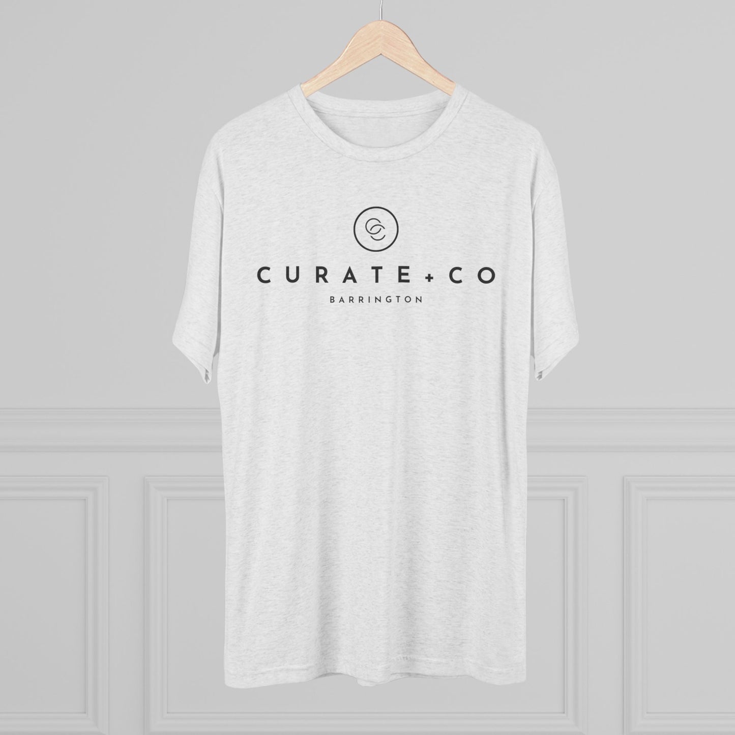 Curate + Co Tri-Blend Logo Tee