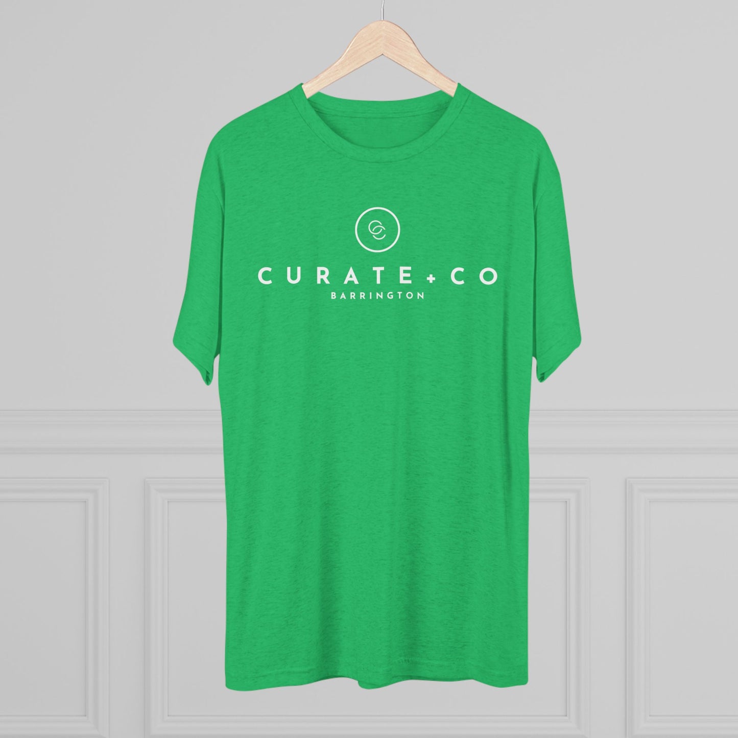 Curate + Co Tri-Blend Logo Tee