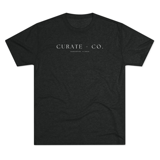 Curate + Co Tri-Blend Logo Tee