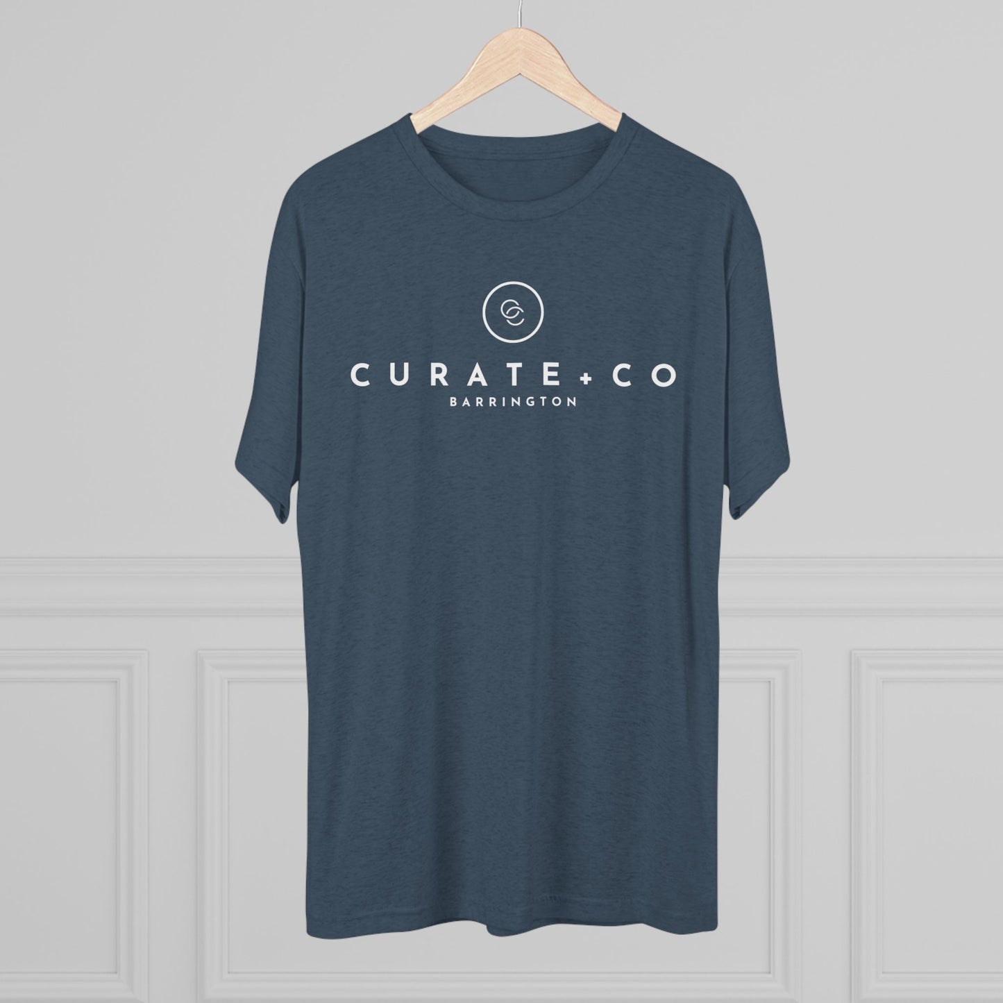 Curate + Co Tri-Blend Logo Tee
