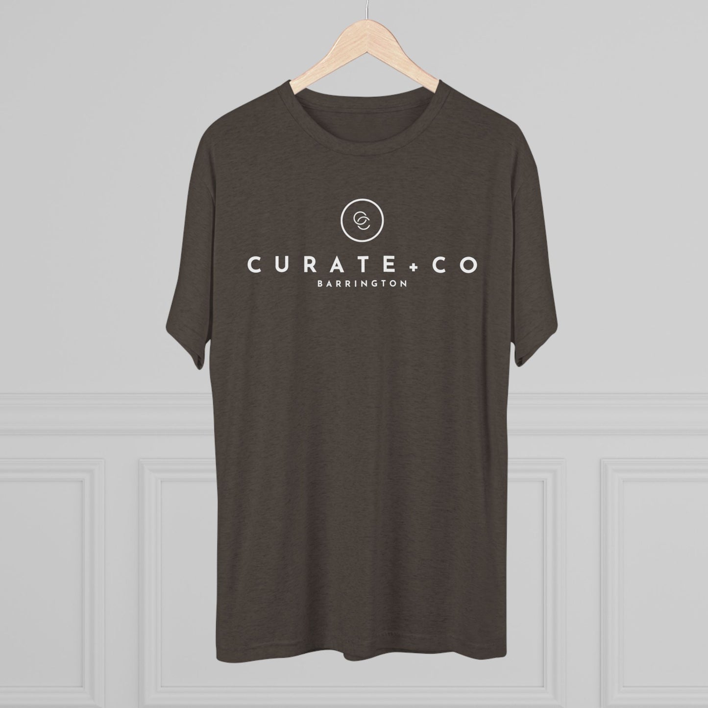 Curate + Co Tri-Blend Logo Tee