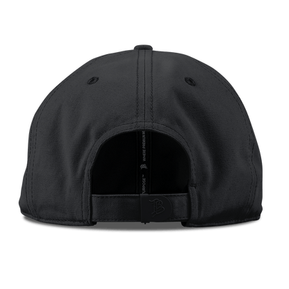 Canvas Dad Hat, Vintage Black, back