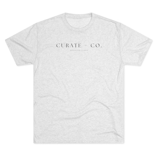 Curate + Co Tri-Blend Logo Tee