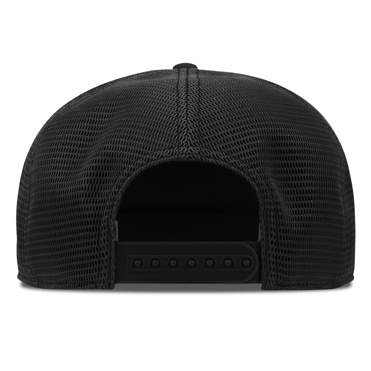 5 Panel Trucker, Black, back