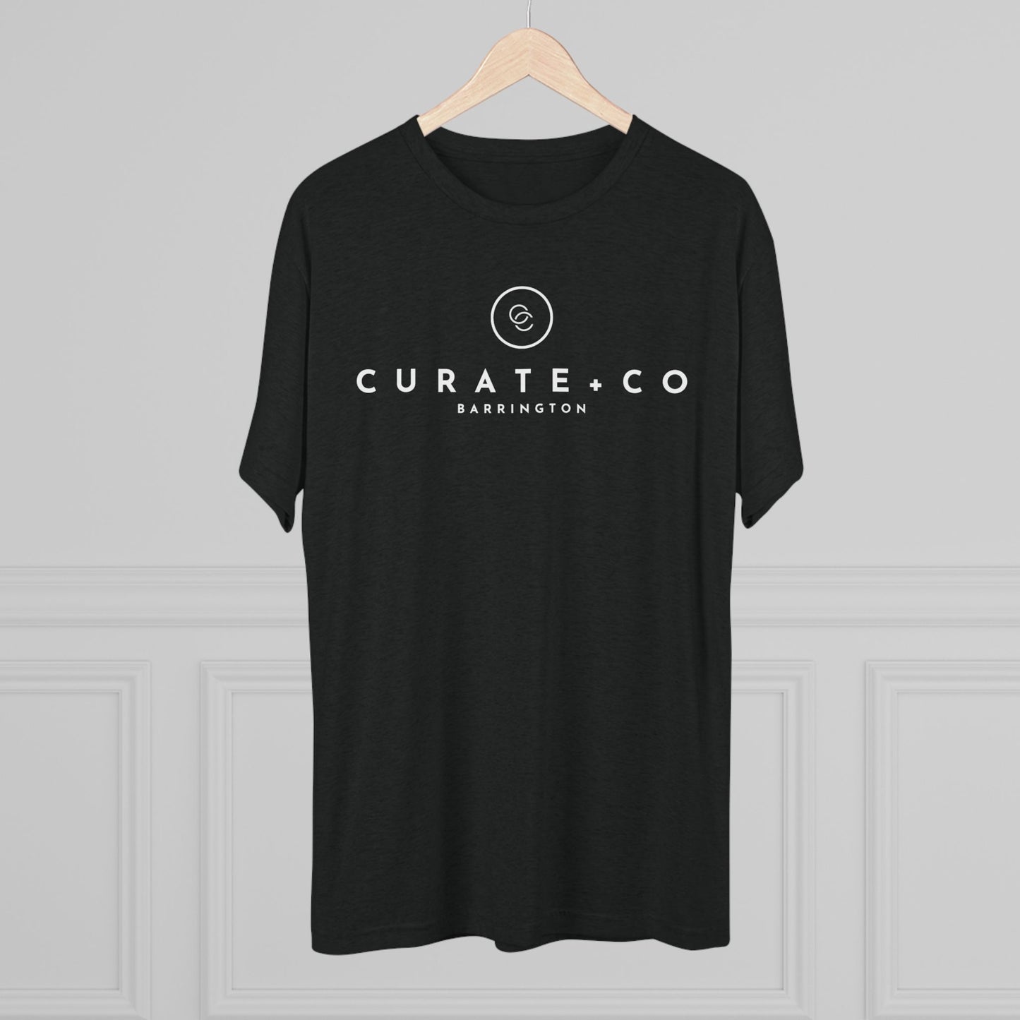 Curate + Co Tri-Blend Logo Tee