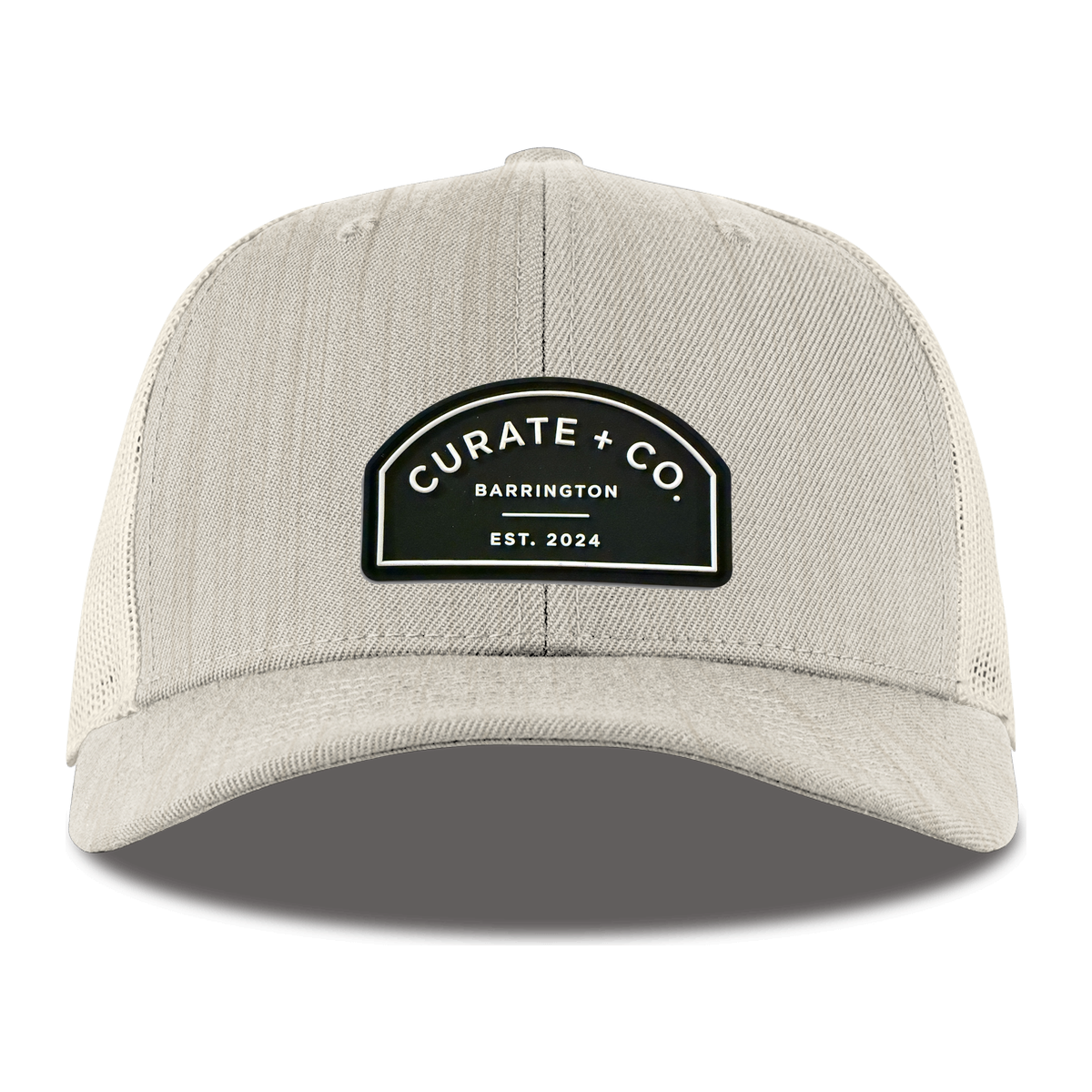 Curate + Co. Arch Trucker, Heather Beige, front