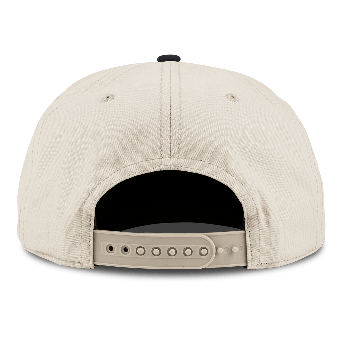 Canvas Hat, Beige/Vintage Black, back
