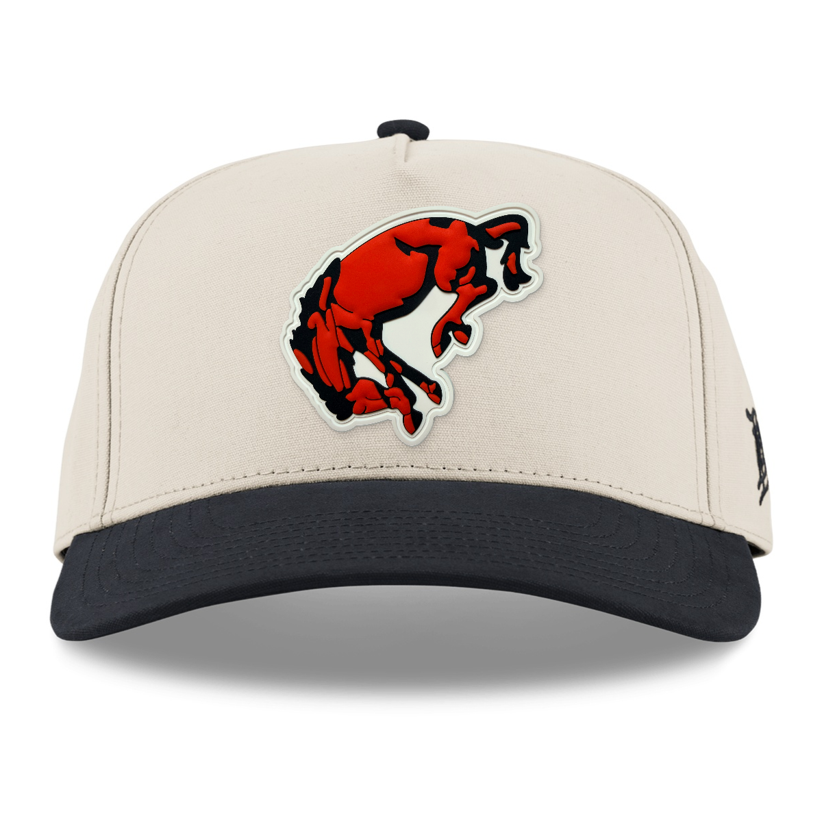 OG Bronco Canvas Hat, Beige/Vintage Black, front