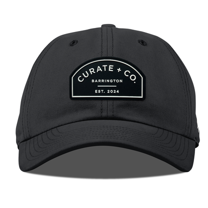 Curate + Co. Arch Canvas Dad Hat, Vintage Black, front