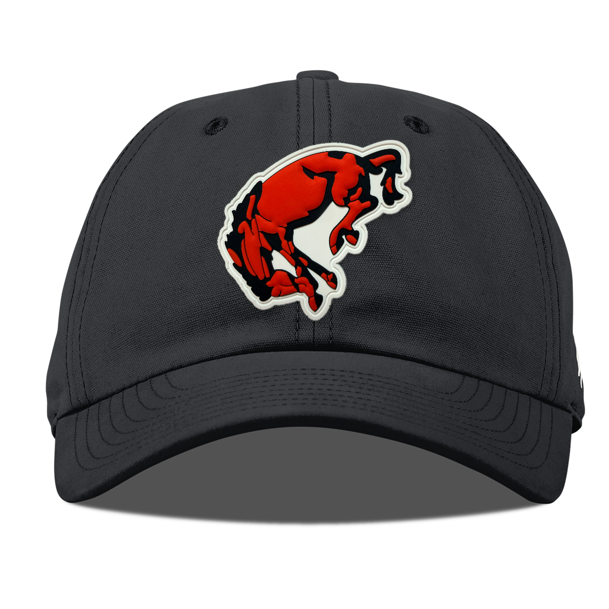 OG Bronco Canvas Dad Hat, Vintage Black, front