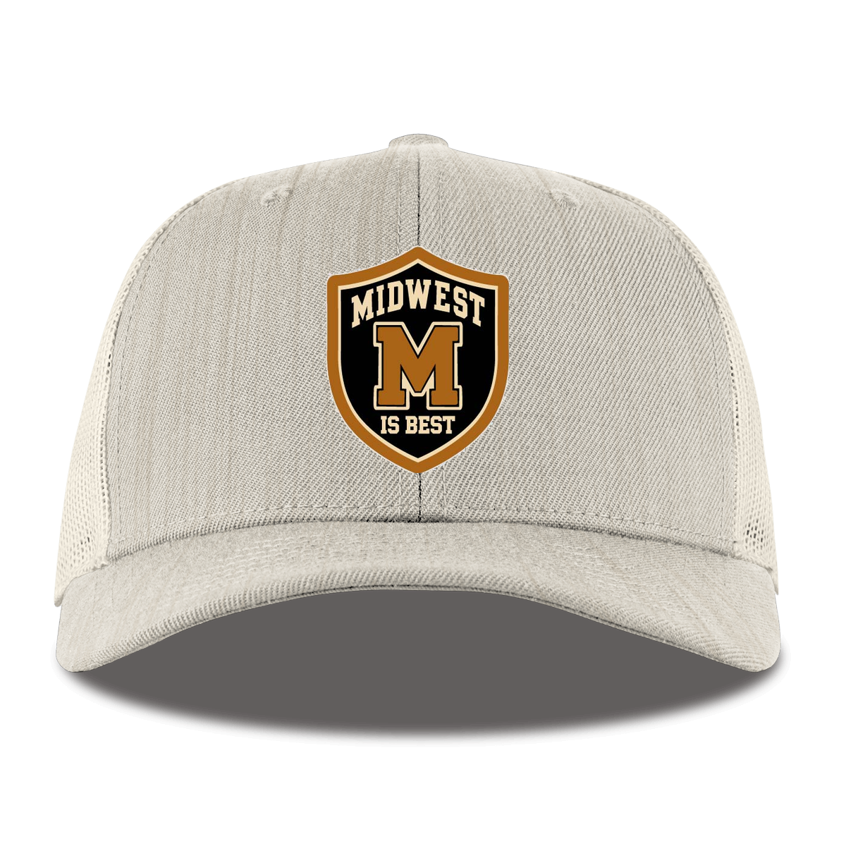 Midwest Is Best | Curved | Trucker front