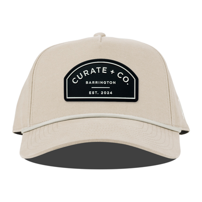 Curate + Co. Arch Canvas Rope Hat, Beige, front