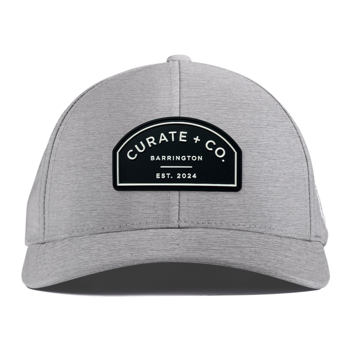 Curate + Co. Arch Performance Hat, Heather Gray, front