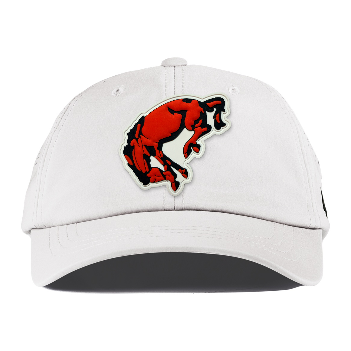 OG Bronco Performance Dad Hat, White, front