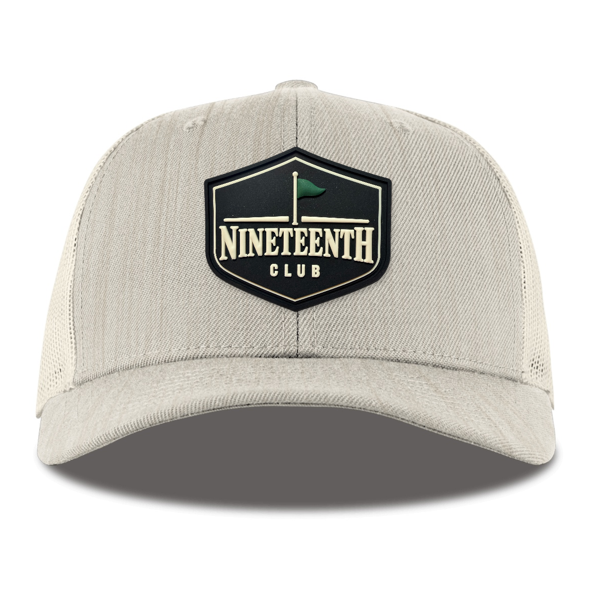 Nineteenth Club Trucker, Heather Beige, front