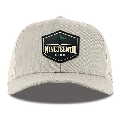 Nineteenth Club Trucker, Heather Beige, front