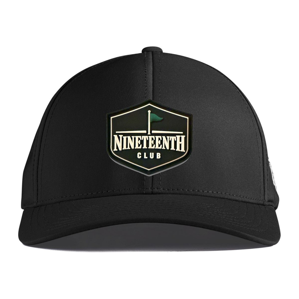 Nineteenth Club Performance Hat, Black, front
