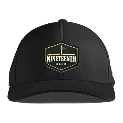Nineteenth Club Performance Hat, Black, front