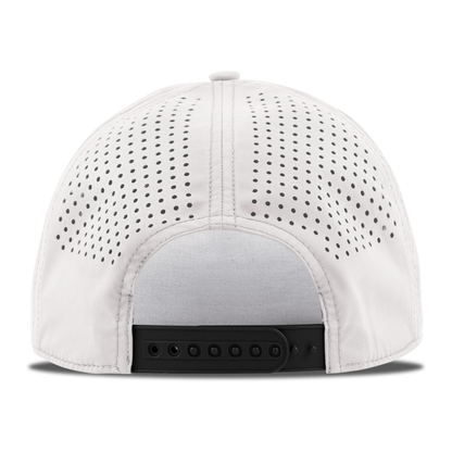 Rope Hat, White + Black Rope, back