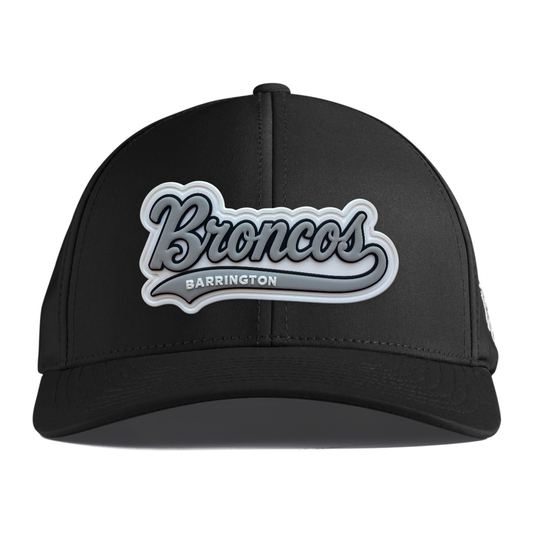 Script Broncos Performance Hat — Gray Patch, Black, front
