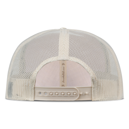 Trucker, Heather Beige, back